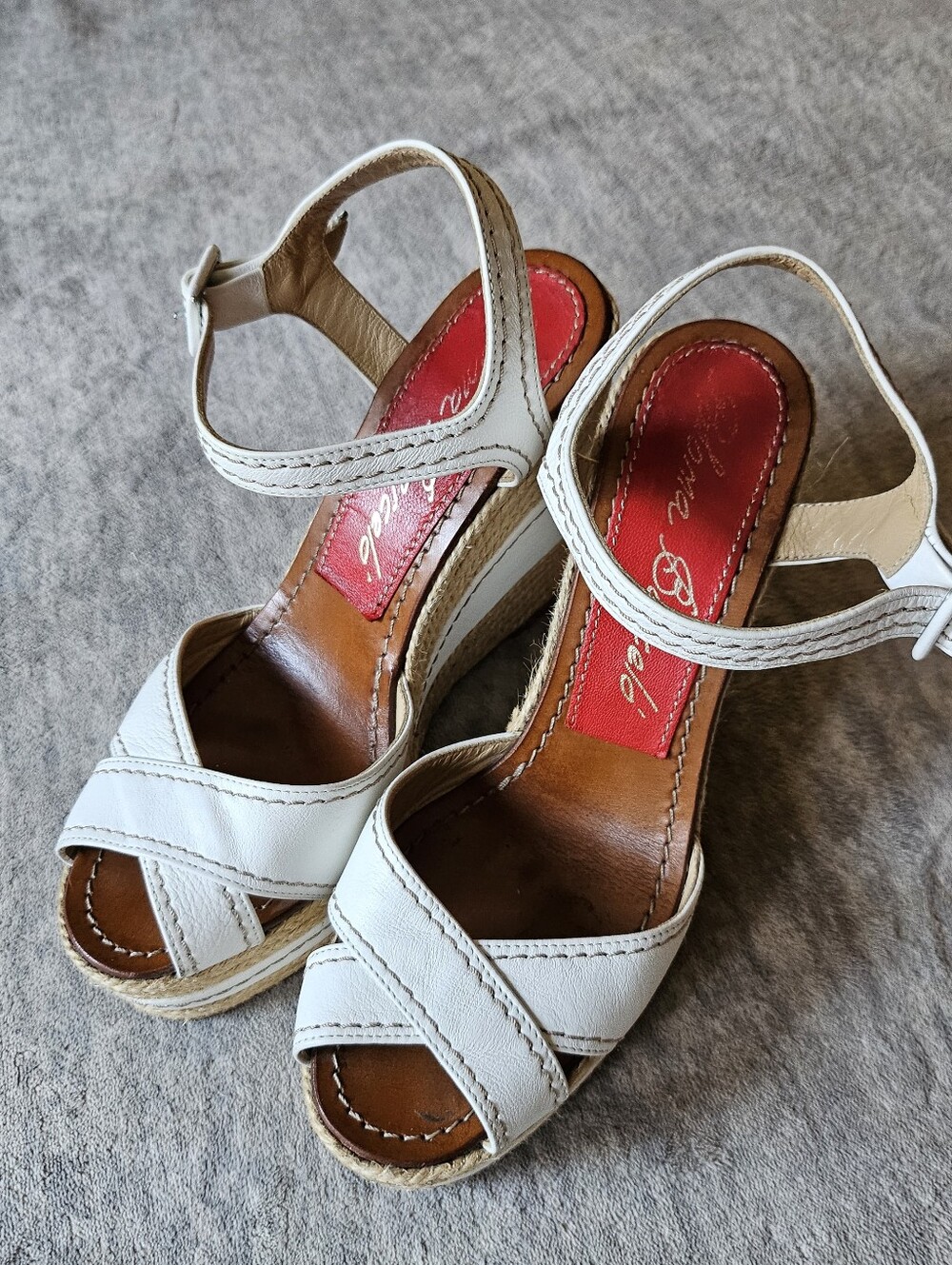 Paloma Barceló platform wedge sandals  size 8.5
